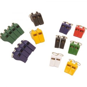 Central Coloured Whistles - Pack of 12